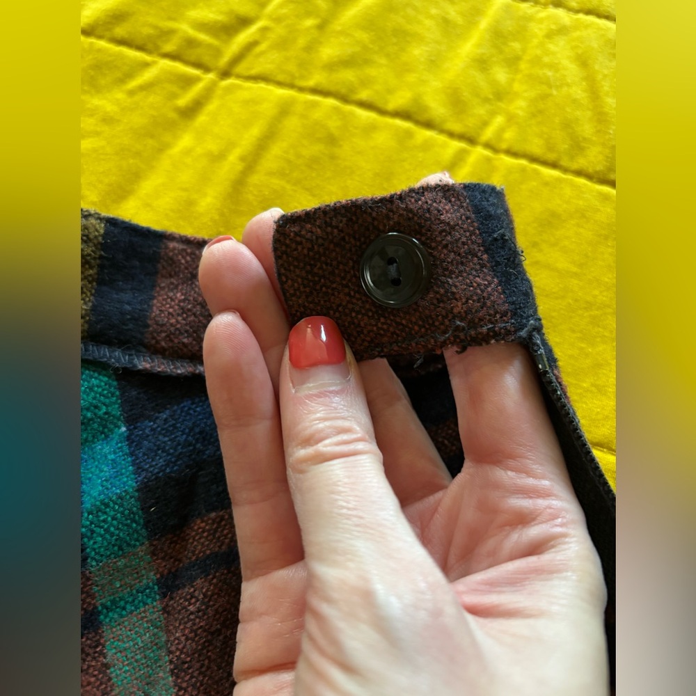 VINTAGE: Stunning Plaid A-line Shirt - Picture 8 of 8